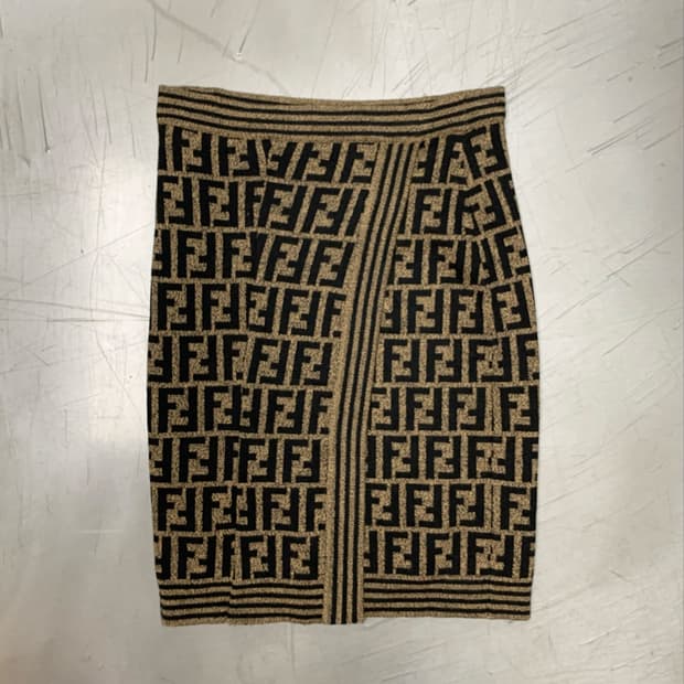 Fendi 펜디 주카 패턴 스커트
