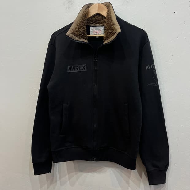 AVIREX 아비렉스 밀리터리 스웻 집업 L
