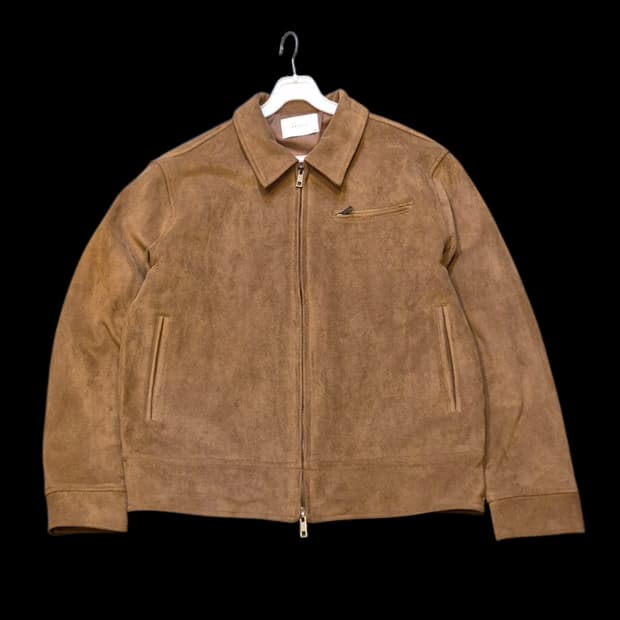 M 브라운 스웨이드 자켓