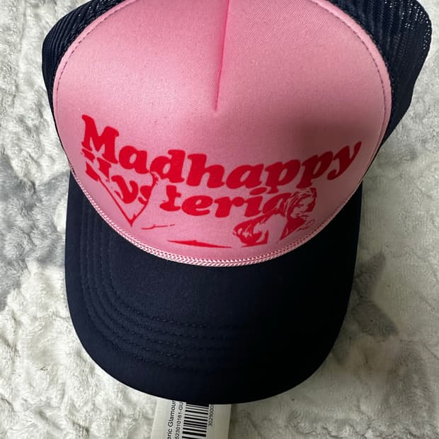 히스테릭글래머 X 매드해피 / 트러커 캡 / 핑크 네이비