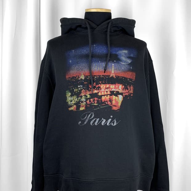 발렌시아가 파리스 블랙 후드 M