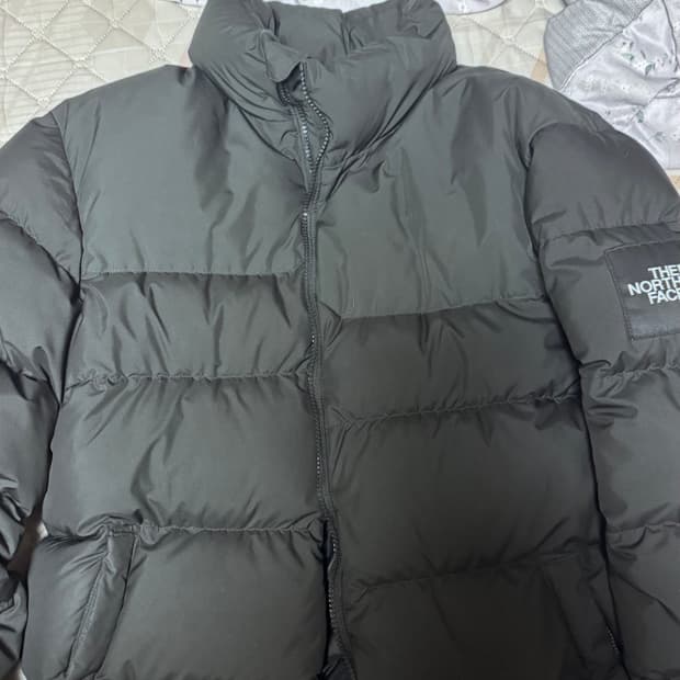 노스페이스 패딩 블랙 L