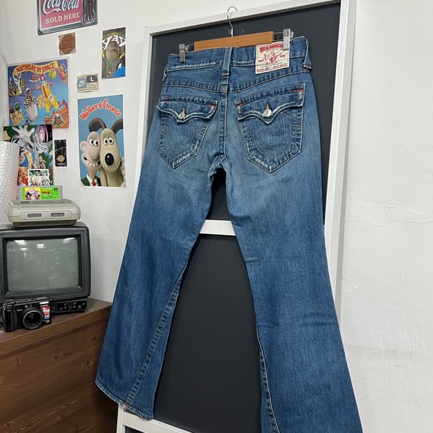 True Religion 트루릴리전 조이 부츠컷 나팔핏 데님 팬츠