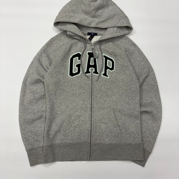 Gap 빈티지 갭 우먼스 그레이 후드집업