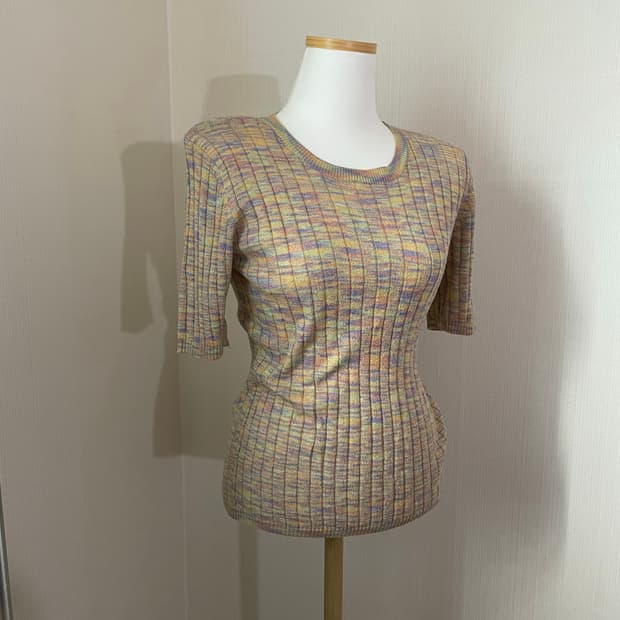 파스텔 믹스 니트set