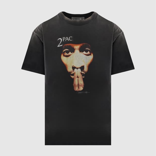 [XL] 세인트미카엘 2pac 투팍 블랙