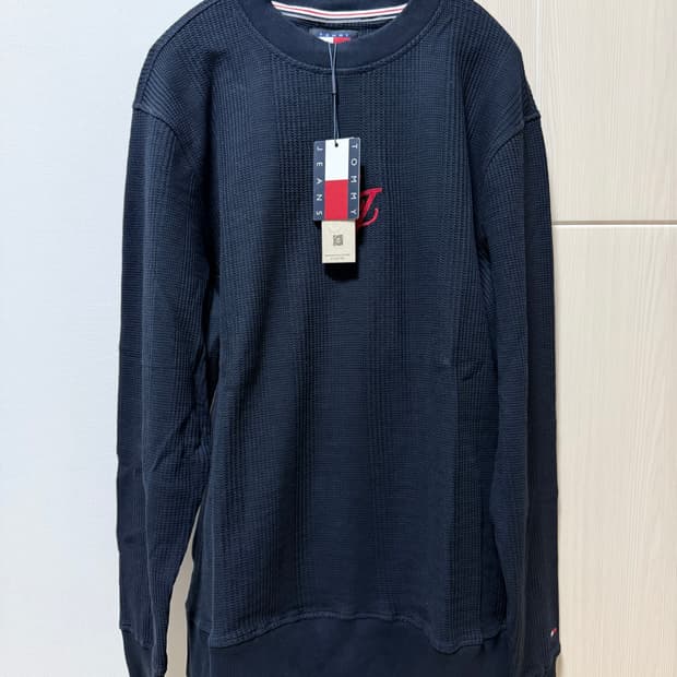 타미힐피거 진스 와플맨투맨 새상품