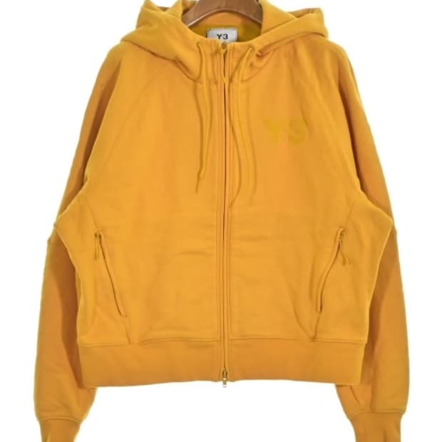 Y-3 크롭 후드집업