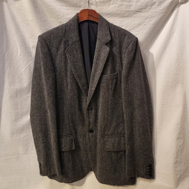 CP Company 씨피컴퍼니 헤링본 울 블레이저 자켓