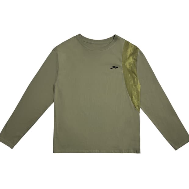 탄산마그네슘 절개 롱슬리브 카키