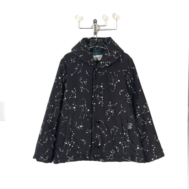 빈티지 별자리 숏 패딩