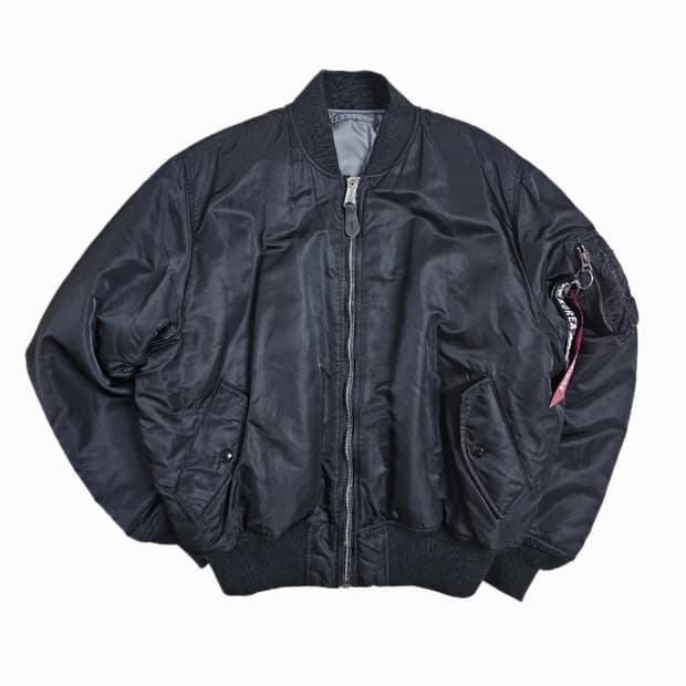 100(L)] 알파 인더스트리 리버시블 MA-1 항공점퍼