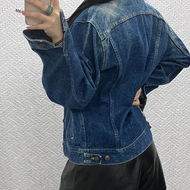 LEE 올드스쿨 빈티지 데미지 워싱 데님자켓 M C10361