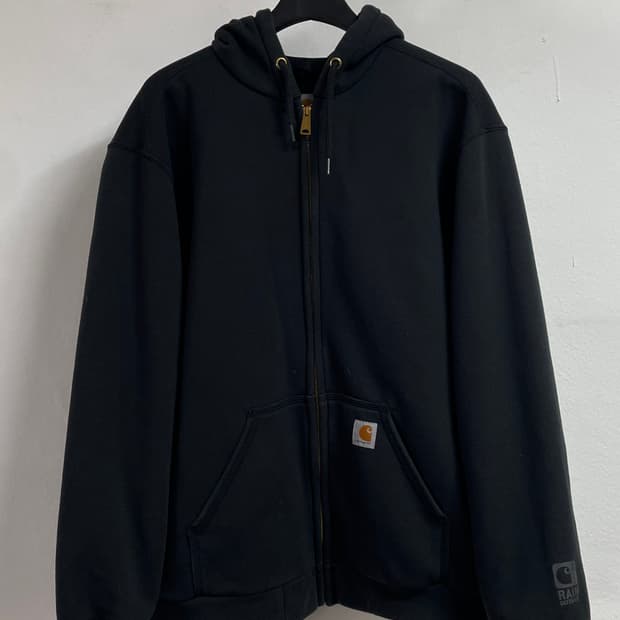 칼하트 블랙 써멀 후드집업 (on.149)  