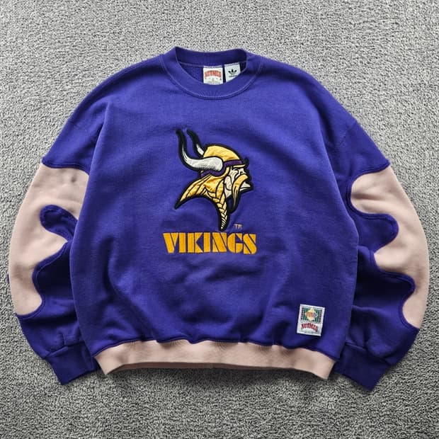 90's USA 넛맥 X 아디다스 커스텀 스웻 맨투맨 (XL)/10994