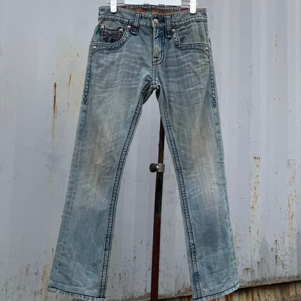 Rock Revival Light Wash Denim Jeans 