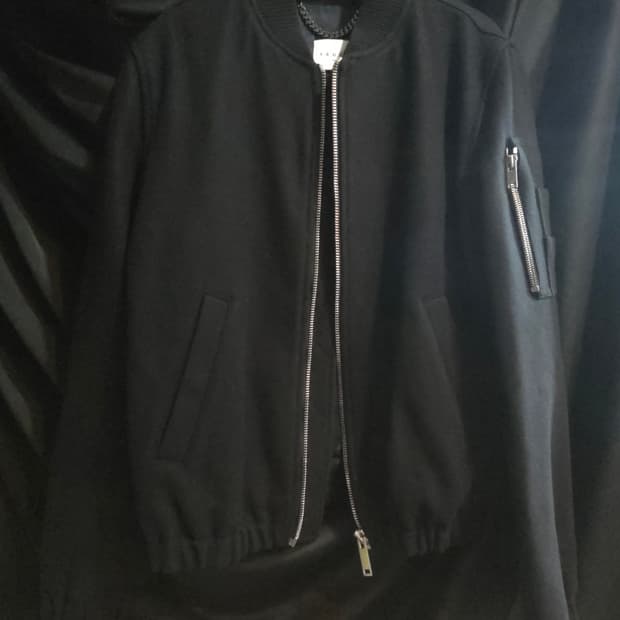 Sandro 산드로 옴므 블랙 봄버 자켓