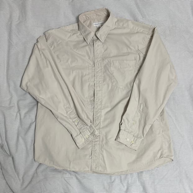 토마스모어 페이디드 셔츠 다크스노우 L(100)