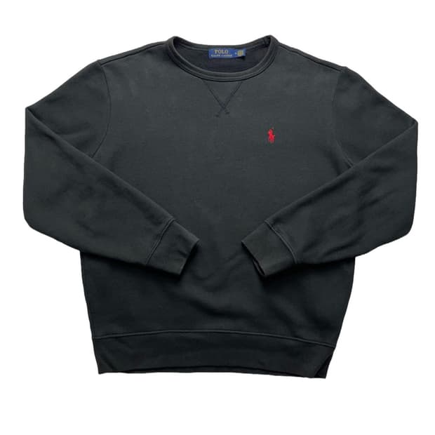 폴로 검정 맨투맨 중고 구제 빈티지