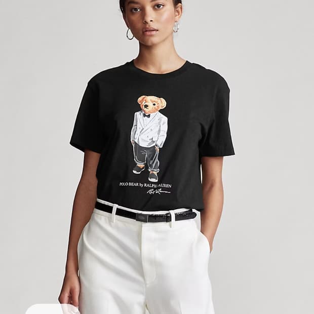 랄프로렌 폴로 베어 반팔 티셔츠 S사이즈