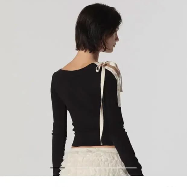 글로니 루이사 롱슬리브 블랙 m