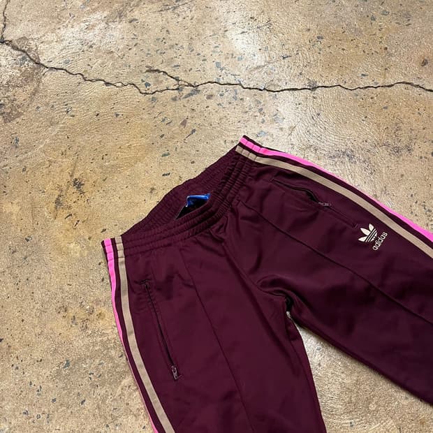 [정품/85] 아디다스 파이어버드 버건디 트랙 팬츠 b17