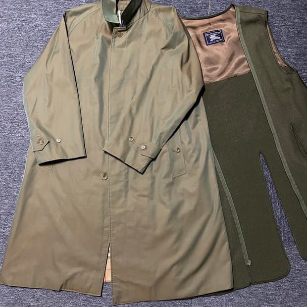 버버리 원패널 싱글레글런 트렌치코트  정리
