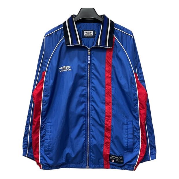 00s 엄브로 올드스쿨 투톤 트레이닝 바람막이 자켓 100