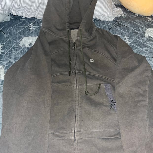 스마트어반유즈풀 코이세이오 스트링포켓후드집 업카키