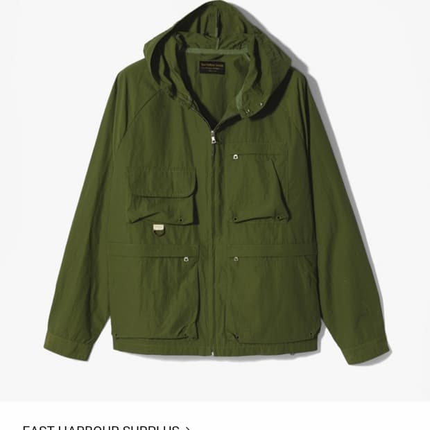 이스트하버서플러스 밀리터리 자켓 새상품