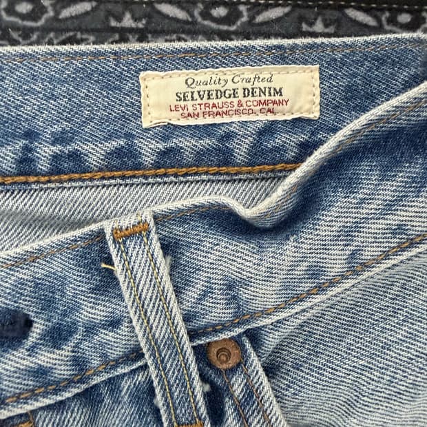 리바이스 501  90’s 복각 셀비지 데님