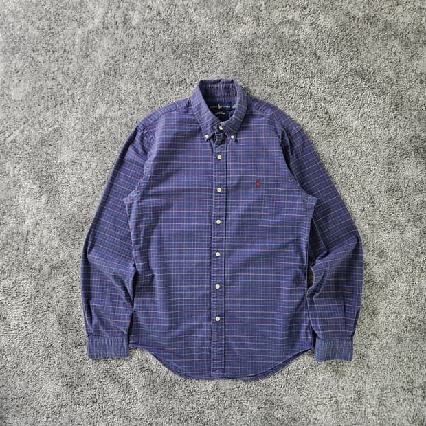 RALPH LAUREN 체크 긴팔 셔츠