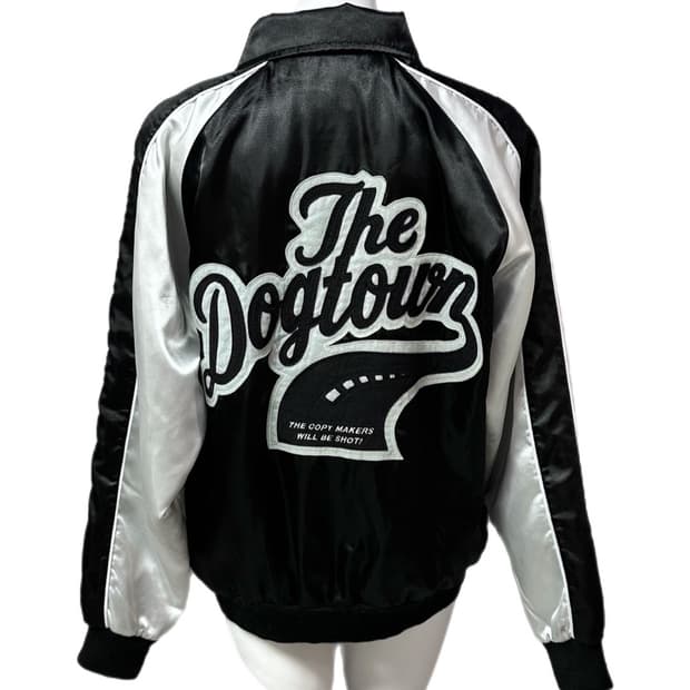 도그타운 새틴 빅로고자켓