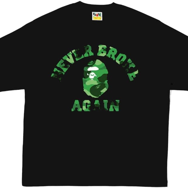 BAPE® × YOUNGBOY NEVER BROKE AGAIN STA T