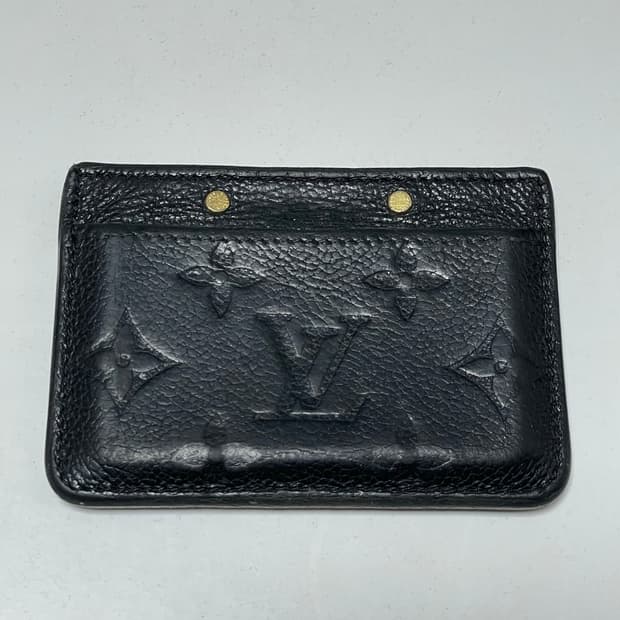 (정품)루이비통 앙프렝뜨 블랙 카드지갑