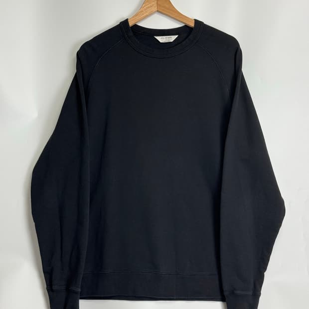 스틸바이핸드 수피마 코튼 스웻셔츠 맨투맨  블랙 1 사이즈