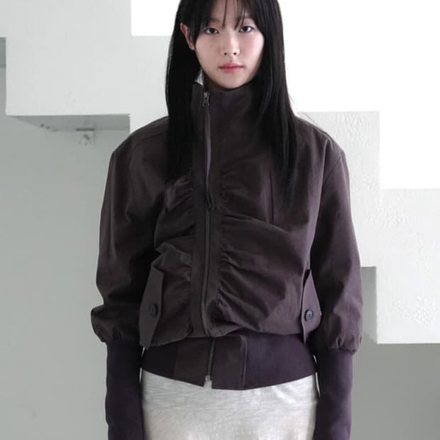 인앤양인하모니 셔링 자켓