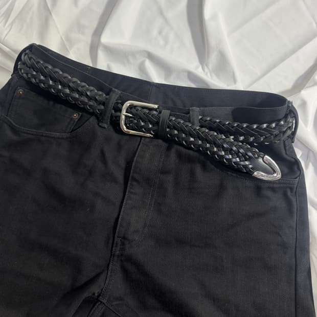 Liberal 위빙 레더 웨스턴 벨트 italy