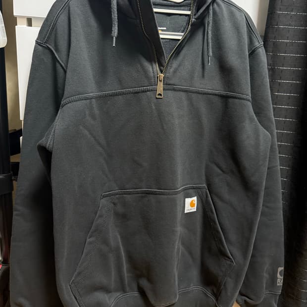 칼하트 반집업 후드티 S