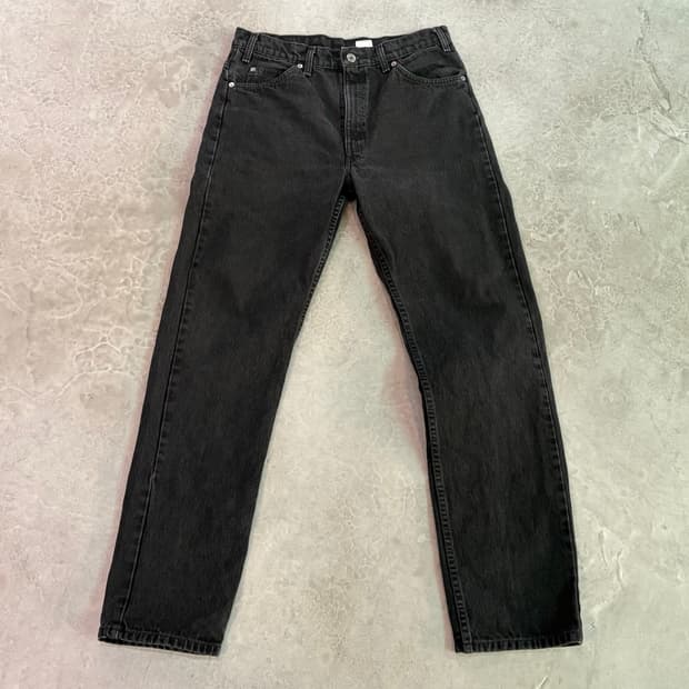 [34] 리바이스 505 오렌지탭 블랙 흑청