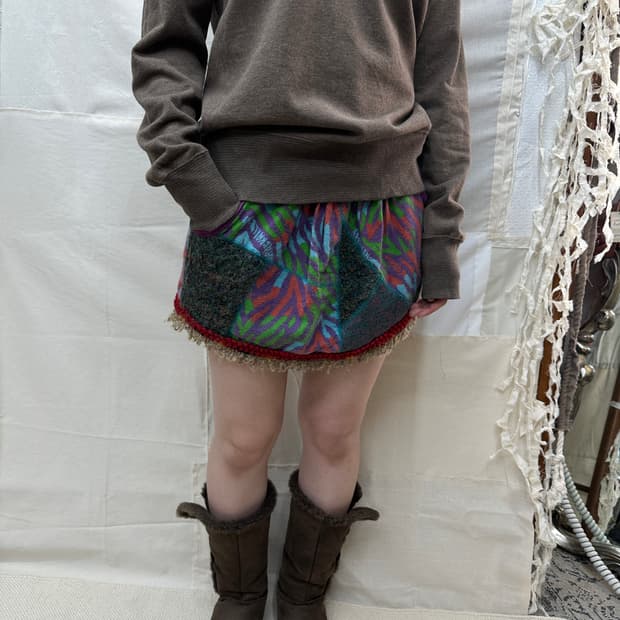 back alley 미니 스커트