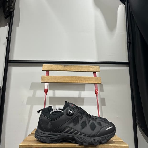 285) 몽벨 트레킹화 남성 남자 고프코어 다이얼 블랙 레더