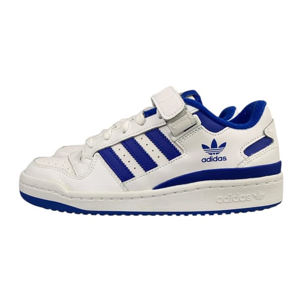 아디다스 포럼 로우 화이트 로얄 블루 240