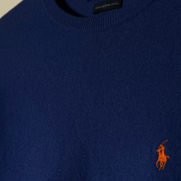 폴로 울 니트