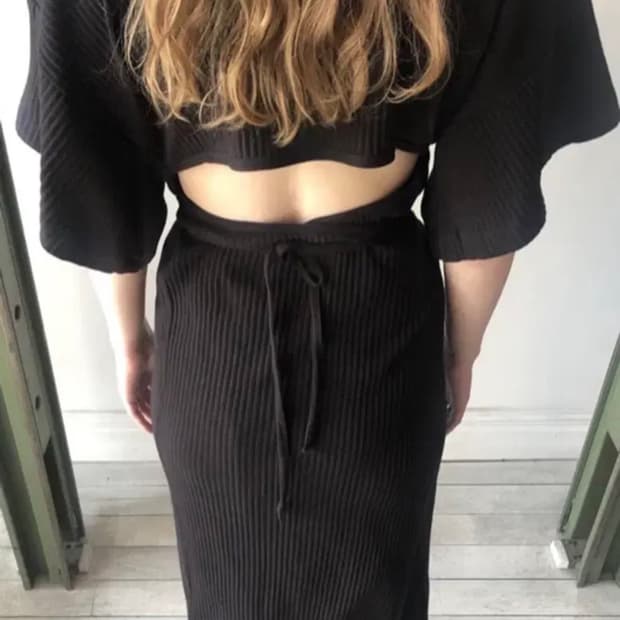 베이스레인지 Baserange Clair Dress  Black/S