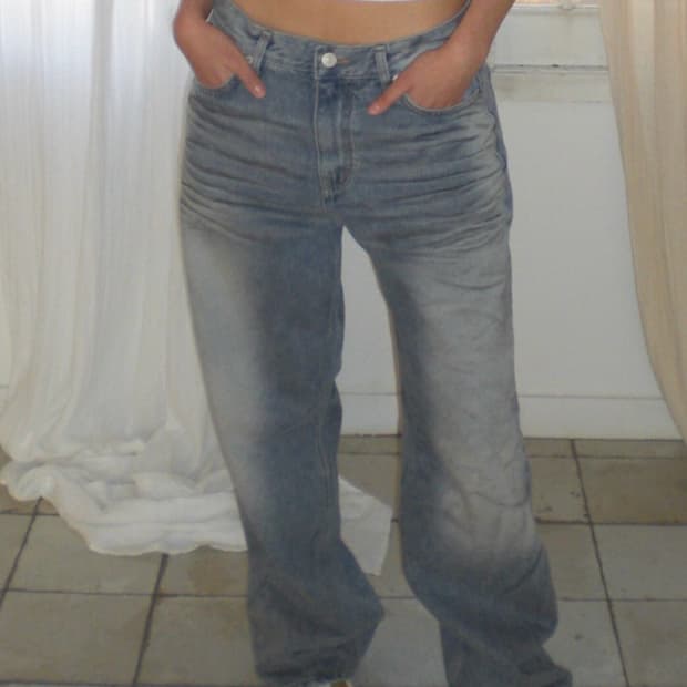 띵즈앤스터프 더티워싱데님 s사이즈