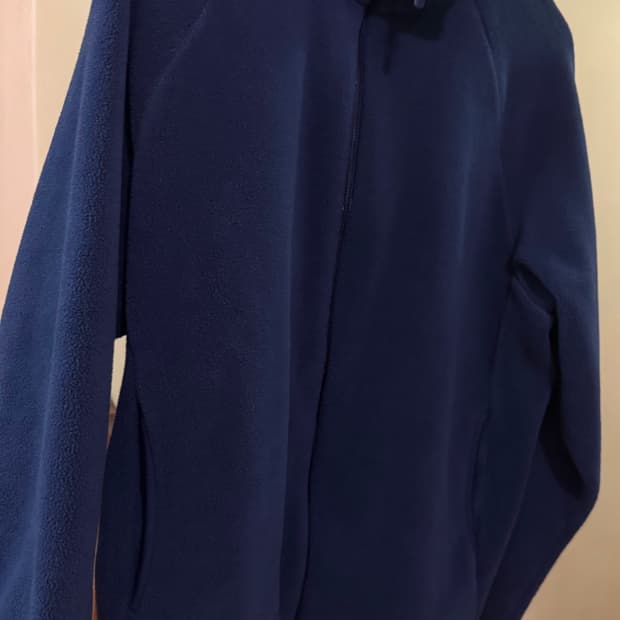 유니클로 후리스 L 파랑색