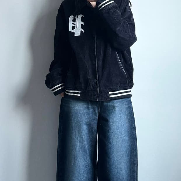 파르티멘토 코듀로이 스타디움 자켓