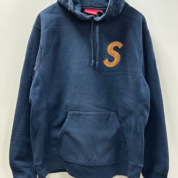 슈프림 s 로고 후드