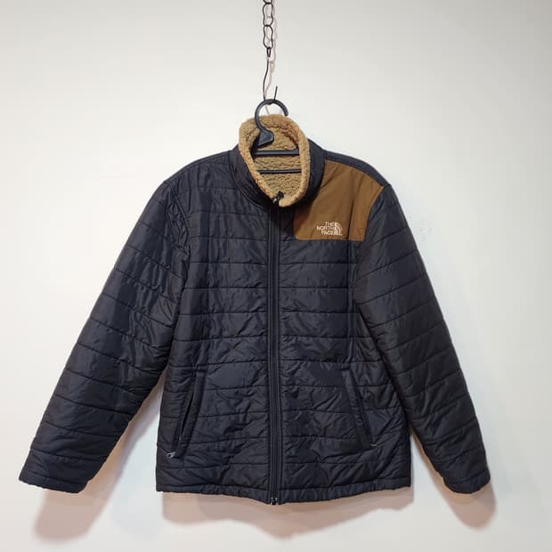 노스페이스 양면 퀼팅 자켓 100
